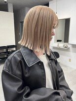 ニィー バイ ディコ(nii by Dico)&nbsp;切りっぱなしボブ ブリーチ必須カラー