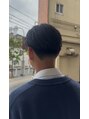 タイドヘアー 高槻2号店(TIDE HAIR)&nbsp;テーパーフェードセンターパート