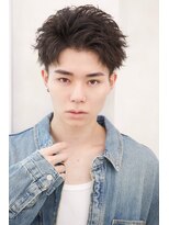 ルーシー 福岡大名店(LUCEY) アップバングショートフェザーパーマアクティブショート