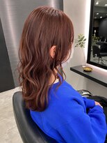 ソラヘアー(SORA hair)&nbsp;ピンクベージュ　ミディアムレイヤー　10代/20代/30代/40代