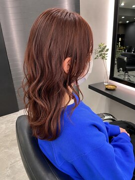 ソラヘアー(SORA hair) ピンクベージュ ミディアムレイヤー 10代/20代/30代/40代