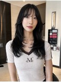 【天神】【小顔】みせレイヤーカット、柔らか質感レイヤーヘア