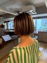 シーン バイ ラッド(SCENE by RAD)&nbsp;大人可愛いワンレンボブのくびれヘアスタイルレイヤー艶感