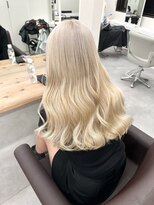 ベレーザ 川越(Beleza)&nbsp;ba17951_ブロンドベージュハイトーンカラー透明感レイヤーカット