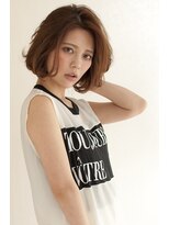 ディフィーノ 青山(DIFINO)&nbsp;外国人風ナチュラルウェーブボブ♪ヘルシーで魅力的な女性♪