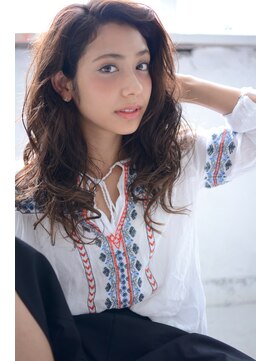 ミラバイグリーン(Mira by green) Mocha brown × casual wave