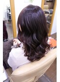 イルミナカラー☆ほんのりピンクブラウンに♪