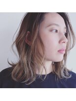 ツイギー 宮西店(TWiGGY) 外国人風ミディアムヘア