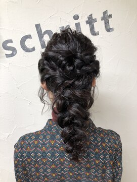 シュリット(schritt) ゆるふあ編みおろしスタイル!!
