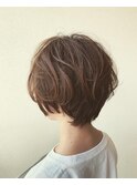 フラッフィーショート×ボディーパーマ