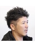 大人ツイストパーマ