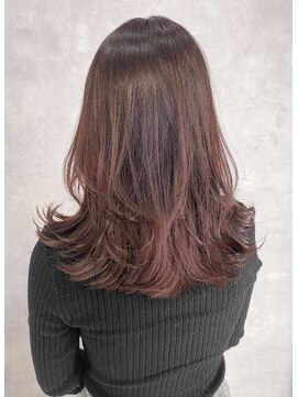 トハコ(&haco) ロングレイヤー×カシスブラウン☆
