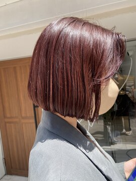 インビテーション(invitation) ミニボブ・イルミナカラー・チェリーピンクブラウン