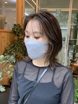 オアシス(oasis)&nbsp;【oasisオグラ】透け感フレーム前髪/ハイライトカラーグレージュ