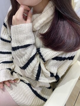 ユーフォリア 新宿店(Euphoria) 【Euphoria/Kana】ガーリーインナーカラー