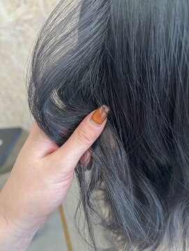 ブローチェラウカ(Broche lauka) ブルーラベンダー（ブリーチ履歴なし）