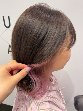 ハルキミナト ジャパン ヨコハマ(HARUKI MINATO japan YOKOHAMA) イヤリングピンクボブ　20代、30代、40代、50代女性