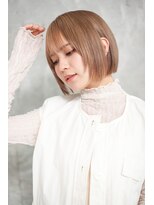 アッシュ 池袋店(Ash)&nbsp;10代20代30代『ハイトーン顎ラインボブ』　　＃池袋駅