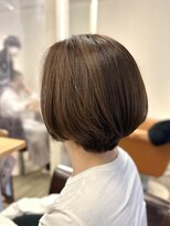 アンプリュス リアン(1+ Unplus lien)&nbsp;前下がりグラデーション大人ショートボブオリーブブラウン