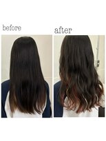 リーフ ヘア 上田美容研究所(Lief hair)&nbsp;インナカラーエクステ