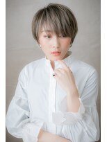 カバーヘア ブリス 大宮西口(COVER HAIR bliss)&nbsp;個性的シルバーアッシュ艶感マッシュショートX大宮10代20代30代!
