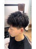 アップバングショート