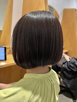 アンフィ 東京(Amphi)&nbsp;髪質改善トリートメントで艶っツヤのぱつっとボブ♪