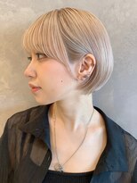 トルネード(TORNADO) 丸みショート ハイトーンショート シースルーバング