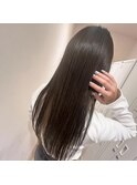 カーキベージュ×インナーミルクティー