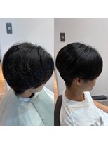 ラムロン(LAMRON)&nbsp;髪質改善/縮毛矯正/ストレート/メンズ/センターパート/韓国