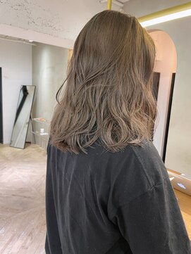 ローレン(LOREN) 透明感髪質改善ベージュダブルカラーミルクティーグレージュ