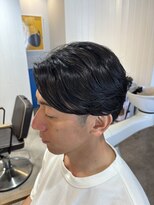 アメラボ(AmeLab)&nbsp;名古屋天白区梅ヶ丘30～50代ニュアンスセンターパートパーマ