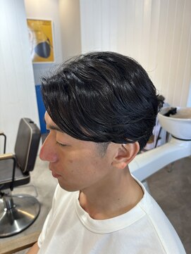 アメラボ(AmeLab) 名古屋天白区梅ヶ丘30～50代ニュアンスセンターパートパーマ