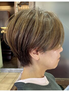 ハピネス クローバー 学園前店(Happiness CLOVER) ☆イメチェン大人かわいい★ショートボブ/白髪ぼかし/ハイライト