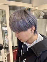 テトラ バイ ネオリーブ 横浜西口店(tetra by neolive)&nbsp;ブリーチ　メンズハイトーン　シルバー　横浜