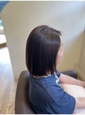 ボブ（髪質改善/トリートメント/白髪ぼかし/白髪染め/縮毛矯正）