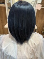 アズールサン 草加西口店(azule-sun)&nbsp;ダブルカラー　ブリーチ　ブルーブラック