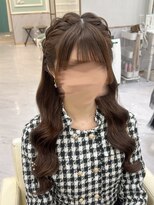ヘアセットアリエス(aries)&nbsp;編み込みアレンジ