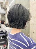 イメチェン/ホワイトブロンド/外ハネボブ/美髪/栄/矢場町r113