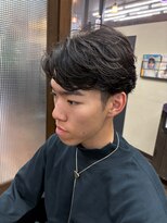 グローバルヘアー バランス(global hair BALANCE) 10代/20代/フェザーパーマ/センターパート