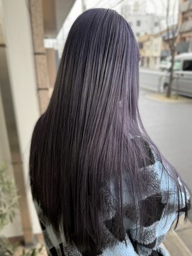 アンバー(UMBER) パープルカラー ブリーチ2回