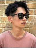 Men’s/フェザーパーマ/サーフカール/ニュアンスデザイン