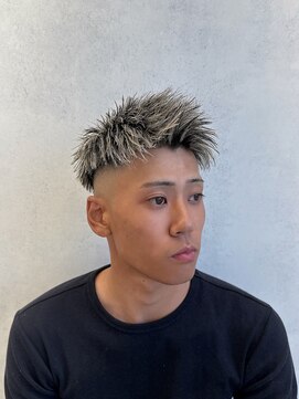 ルースト 西院店(ROOST) ジェットフェード×ホワイトハイライト