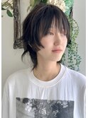 ハッシュカット/マッシュウルフ/伸ばしかけショート