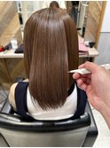 髪質改善サラサラプレミアムストレート大人ガーリー韓国表参道