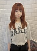 秋先取り◎柔らかオレンジブラウン