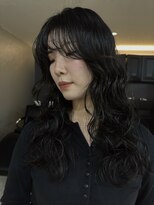 ダイアモンドリリーキートス(Diamond Lily kiitos)&nbsp;黒髪カタログ/クラゲヘアー/オリーブグレー/一宮/レイヤーカット