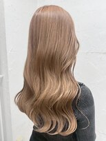 プライズ 表参道原宿店(prize)&nbsp;ブリーチダブルカラーミルクティーベージュハイトーンカラー