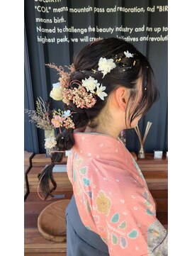 コルマーノ(COL MANO) 【南部担当】卒業式着付け&ヘアセット/水引アレンジ