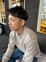 ムード マグ レーベル 南松本(MOOD Mag Label)&nbsp;秋◎メンズパーマで大人の色気◎ウェットヘア